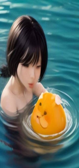 acfun.com App 首页信息流界面，采用卡片式布局展示图文内容，左上角有用户头像，整体以白色和靛蓝色为主色调，视觉清爽